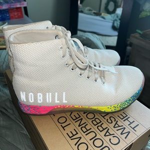 No Bull High Top neon glitch